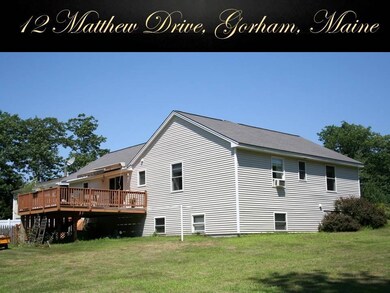 Rear exterior with large deck.