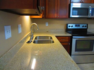 undermount sink, granite counters