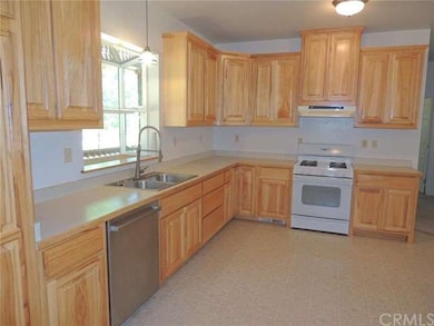 Hickory cabinets and LOTS of storage