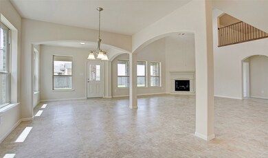 Sun-lit dining area open to the family room