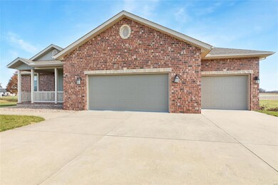 Huge 3 car garage.