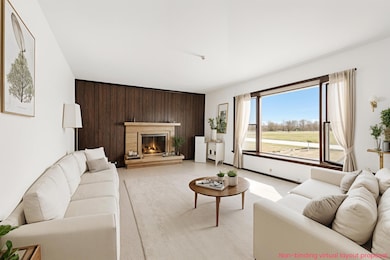 Virtually Staged Living Room