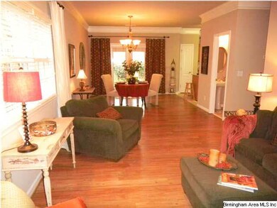 Living Room with beautiful floors and abundant lig
