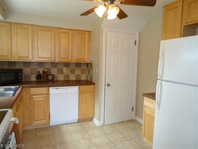 View two shows the refrigerator and the lighted ce