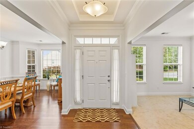 How Lovely!  Love the trey entry ceiling!