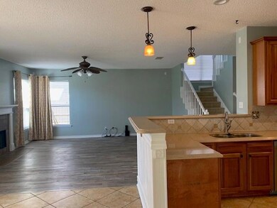 Kitchen Open to Living Area