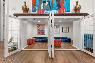 Built-In Dog Kennels in Living Room