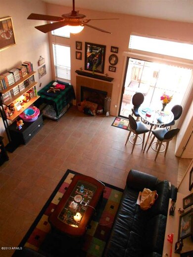 Looking down on the Great Room
