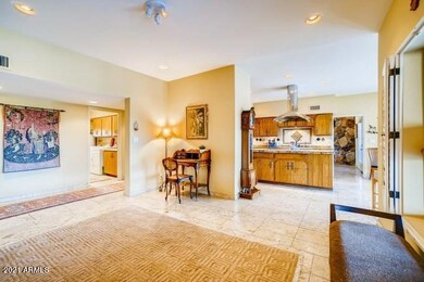 Kitchen Open to Living Area