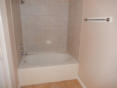 Oval tub in primary bath