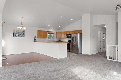 Living Space, Dining, Kitchen