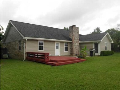Back view of home