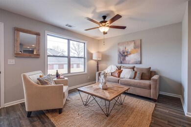 Living room with tons of natural light