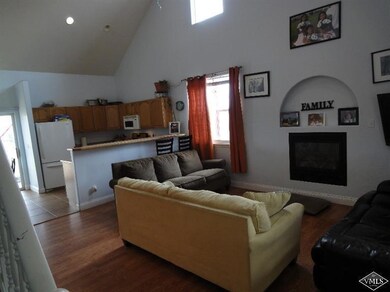 Open Kitchen/Living Room with kitchen ba