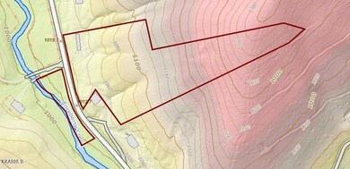 Topography map