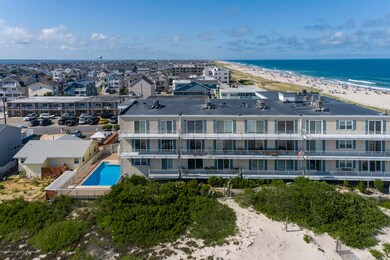 View of bldg from Island Beach