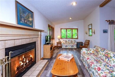 Fabulous wood burning fireplace.