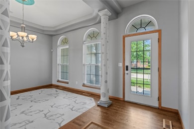Formal dining area or use it as a sitting parlor