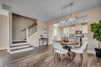 Dining area sample pictures only of a staged Meredith plan. used for illustrations only
