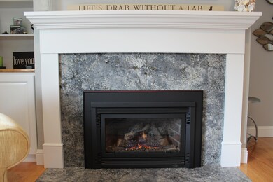 26 Bay Green fireplace