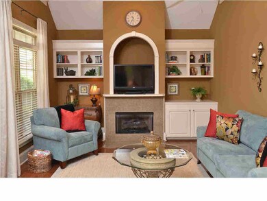 Hall into the living room.