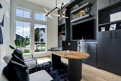 Custom made furniture fittings for the study that