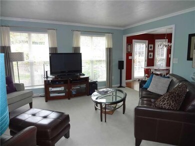 Family Room. Open to the kitchen and rear yard.