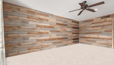 Furniture removed living room