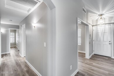 Front entry and hallway