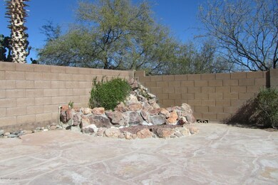 Flagstone Sitting Area with Rock Feature