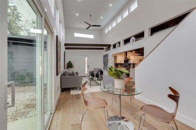 New Low-E sliding doors leading to the backyard.