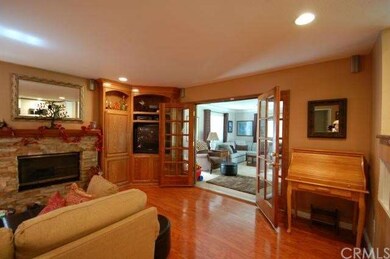 Family room looking into the bonus room