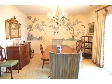 Large dining room for entertaining