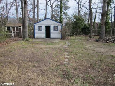 Yard/Garden - Back yard with detached shed