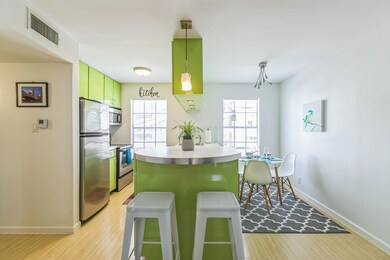 Kitchen featuring appliances with stainless steel