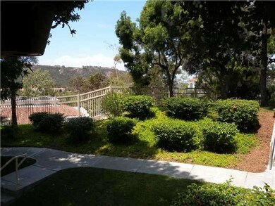 View as seen from balcony to parklike setting of c