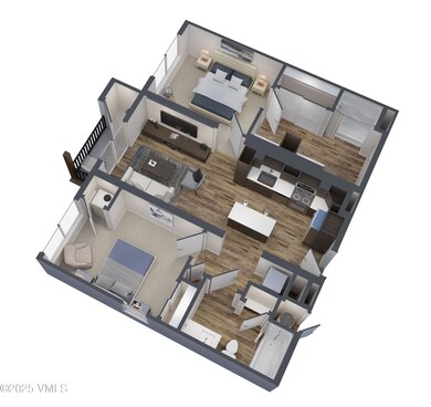 Timber Ridge 2 bedroom floor plan