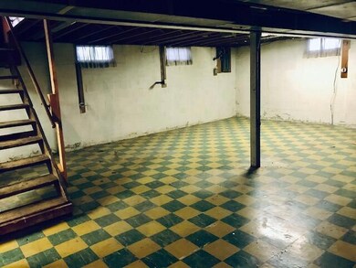 Retro floor in Full basement