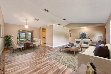 Living/Dining Room Combo, with VAULTED CEILINGS, e