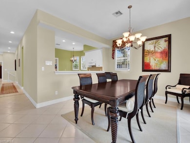 Large open dining space