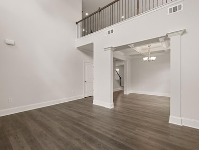 Grayson front entryway into the front foyer with d