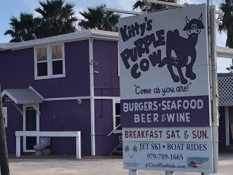 Home of the famous  Purple Cow.