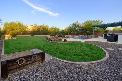 Huge grassy yard