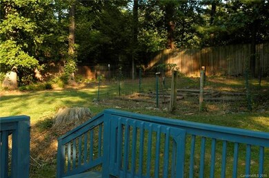 Fenced garden spot