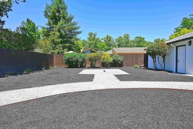 Large back yard