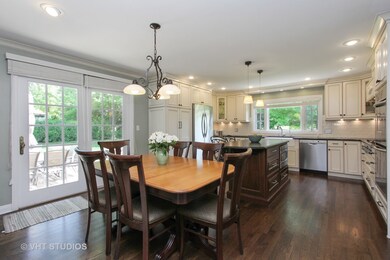 Spacious eating area