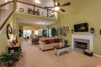 Large living room with formal dining and ope to eat-in kitchen.
