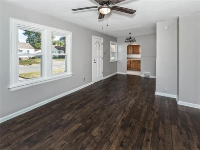 Living room/dining room open floor concept