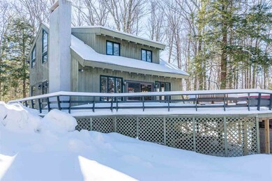 Spacious Deck with hot tub off this Contemporary h