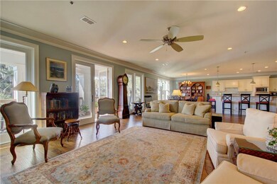 The bright, open floor plan offers large rooms & h
